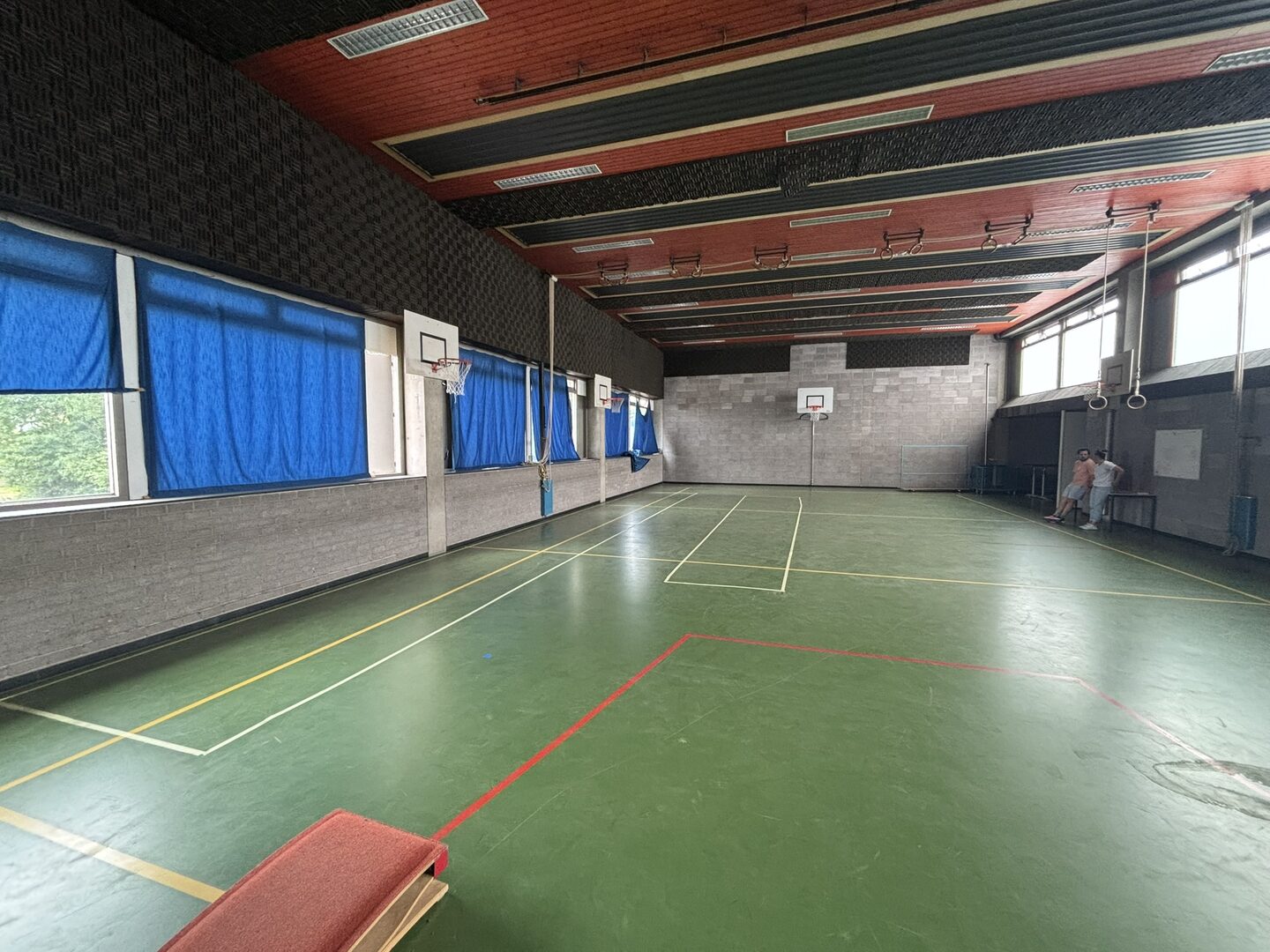 De sporthal van Blauwdruk aan de Rompertsebaan