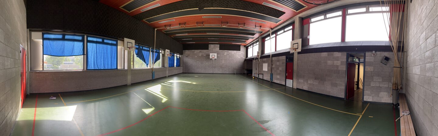 De sporthal aan de Rompertsebaan in Den Bosch